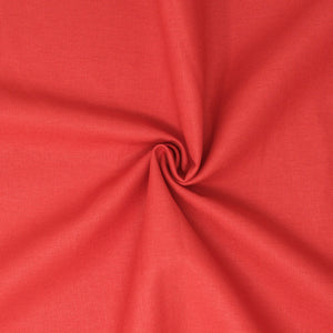Essex Linen Cotton Solid Tomato ½ yd-Fabric-Spool of Thread
