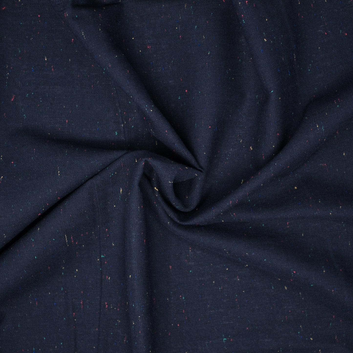 Essex Linen Cotton Speckle Navy ½ yd