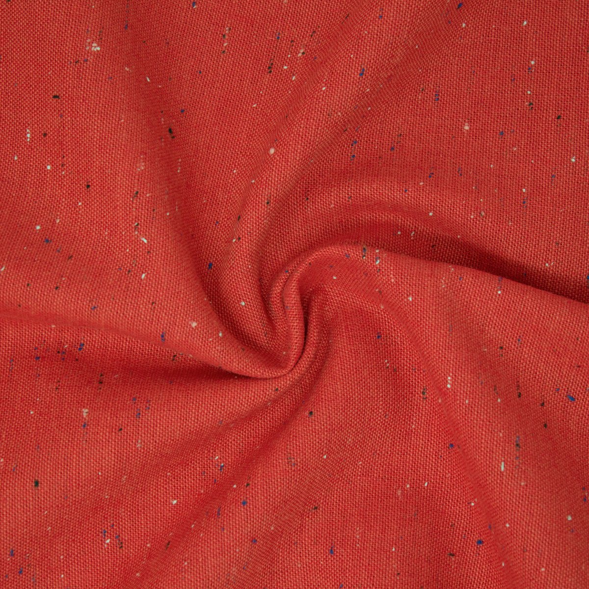 Essex Linen Cotton Speckle Red ½ yd