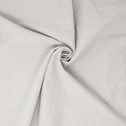 Essex Linen Cotton Yarn Dye Homespun Silver ½ yd