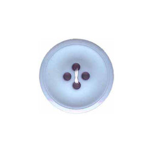 Eye Catching Button - 19mm (¾"), 4 Hole, Baby Blue - 2 count-Notion-Spool of Thread