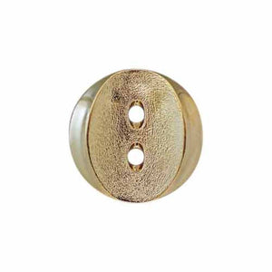 Fabulous Button - 28mm (1⅛″), 2 Hole, Gold - 2 count-Notion-Spool of Thread