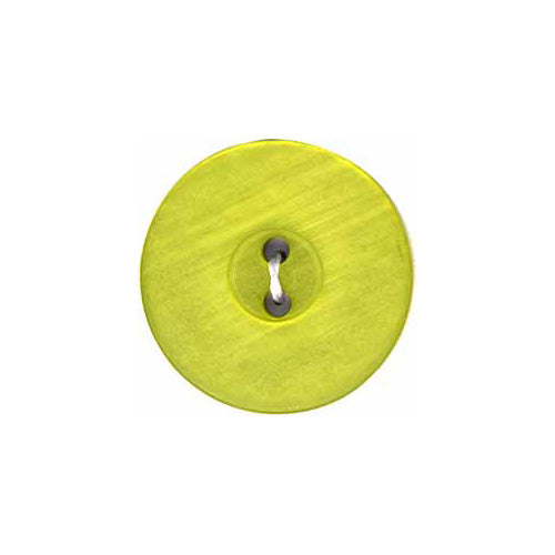 Fantastic Button - 18mm (¾"), 2 Hole, Green Apple - 3 count-Notion-Spool of Thread