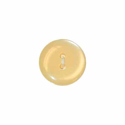 Favourable Button - 15mm (⅝″), 2 Hole, Yellow - 3 count-Notion-Spool of Thread