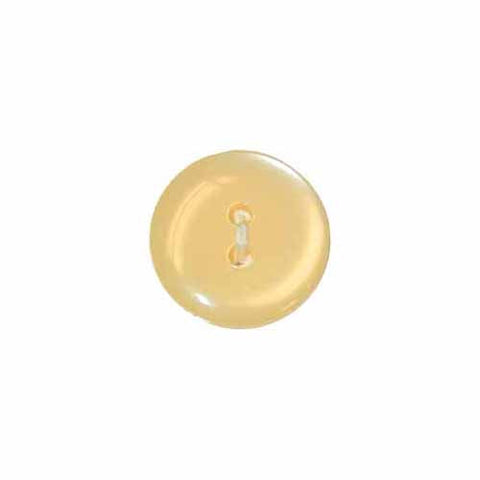 Favourable Button - 15mm (⅝″), 2 Hole, Yellow - 3 count-Notion-Spool of Thread