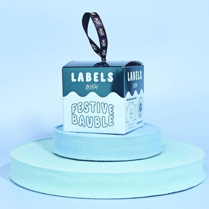 Festive Bauble Limited Edition Labels - Green & Blue Box-Notion-Spool of Thread