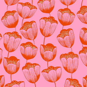 Firefly Magic Tulips Orchid ½ yd-Fabric-Spool of Thread