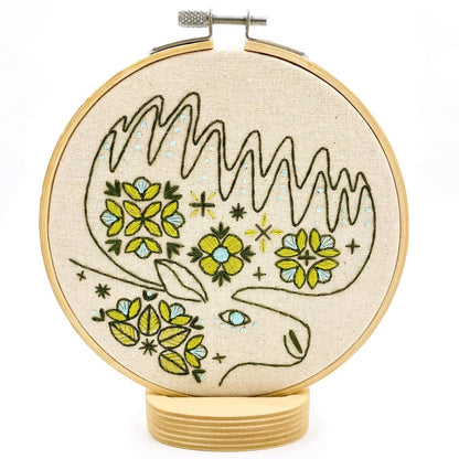 Folk Moose Green Complete Embroidery Kit-Notion-Spool of Thread