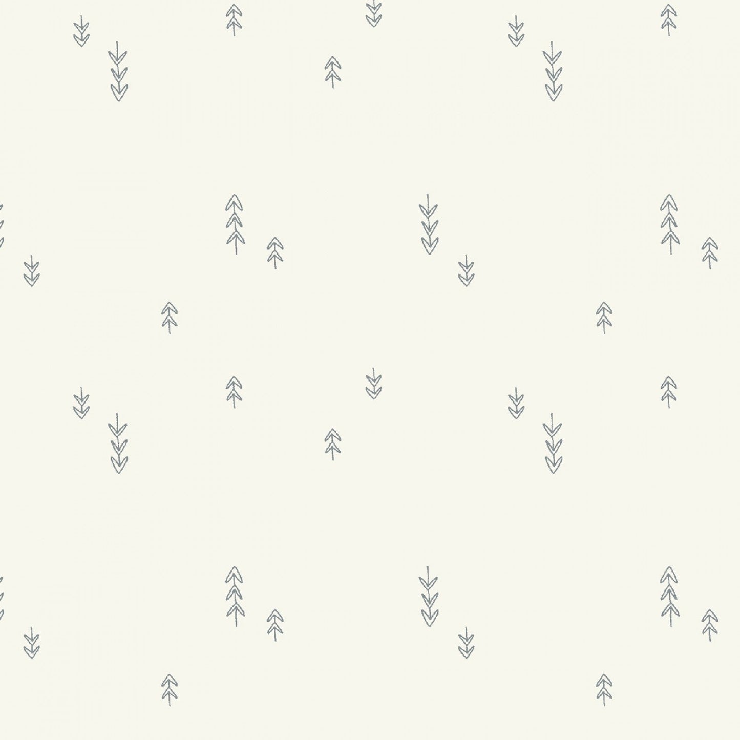 Forest Ferns Trees Cream ½ yd-Fabric-Spool of Thread
