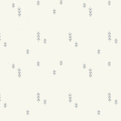 Forest Ferns Trees Cream ½ yd-Fabric-Spool of Thread