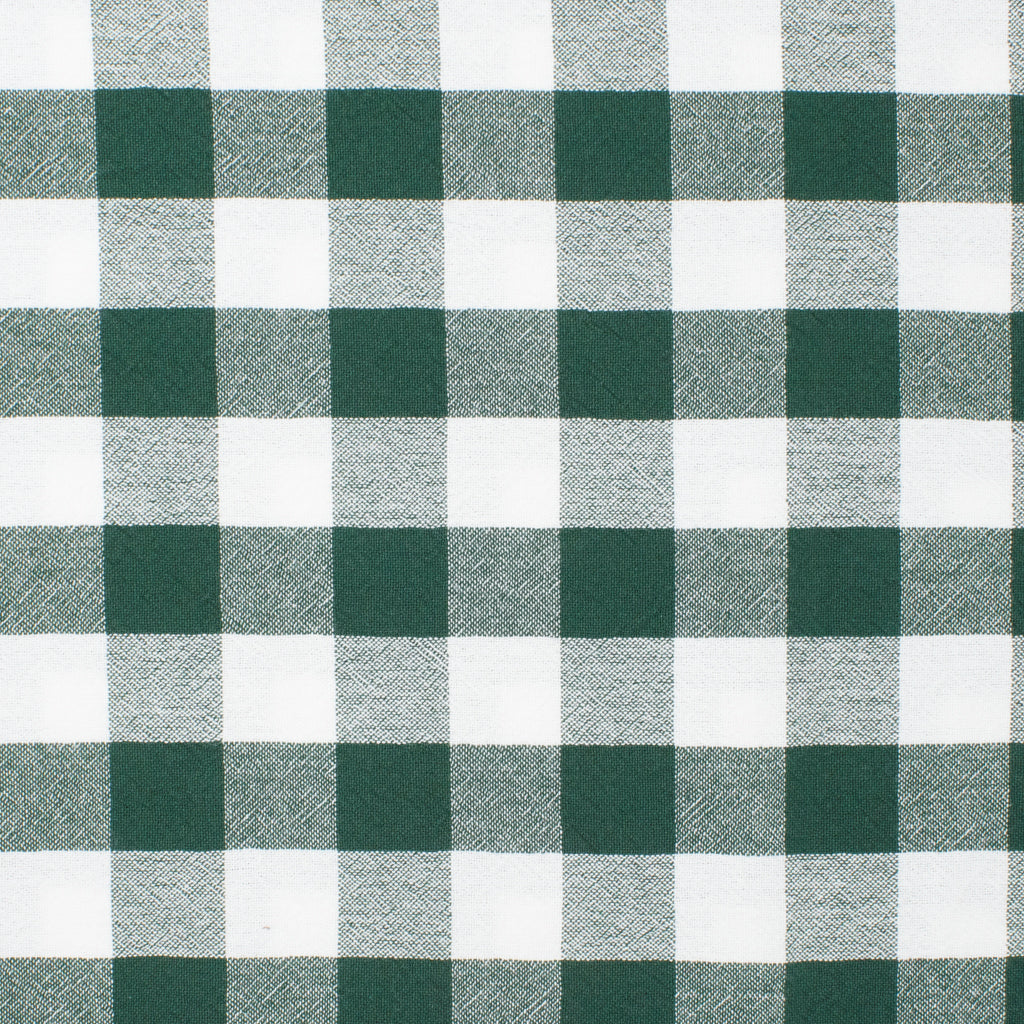 Franklin Organic Cotton Check Evergreen ½ yd-Fabric-Spool of Thread