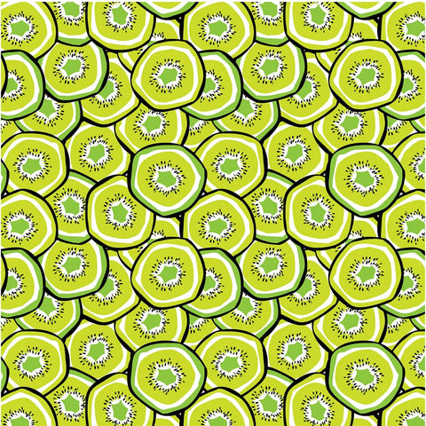 Fresh Fruit Kiwis Green ½ yd-Fabric-Spool of Thread