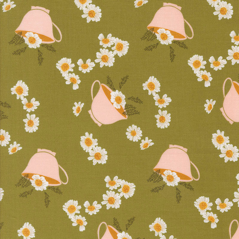 Frivolity Lichen ½ yd-Fabric-Spool of Thread