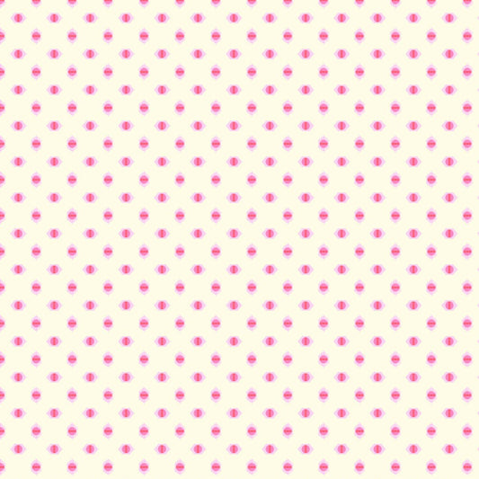 Full Bloom Dot Coral ½ yd-Fabric-Spool of Thread