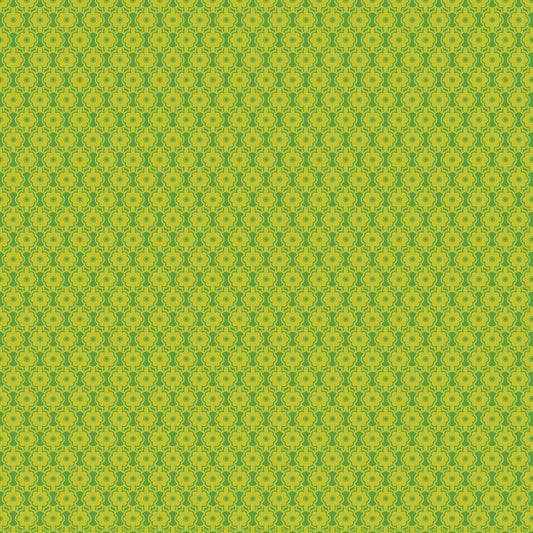 Full Bloom Posy Chartreuse ½ yd-Fabric-Spool of Thread