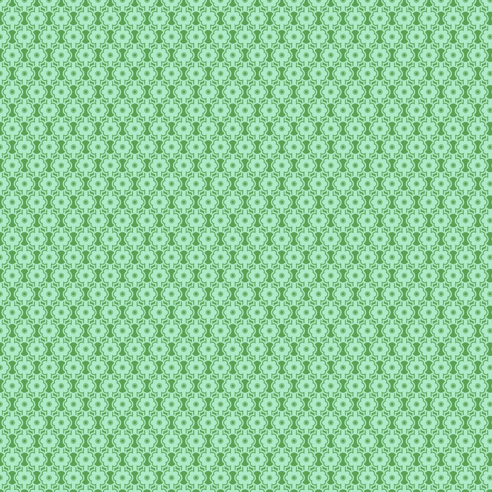 Full Bloom Posy Mint ½ yd-Fabric-Spool of Thread