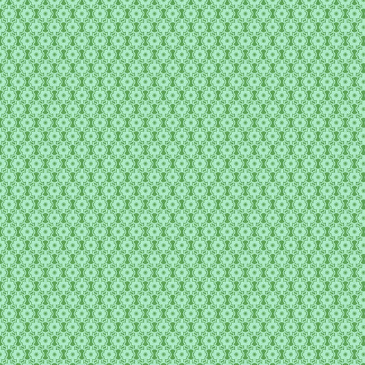 Full Bloom Posy Mint ½ yd-Fabric-Spool of Thread