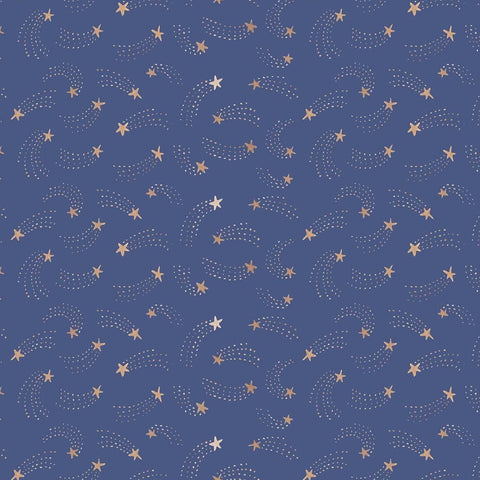 Galaxies Stars Navy ½ yd-Fabric-Spool of Thread