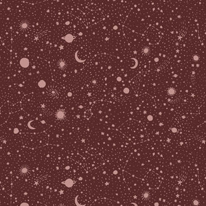 Galaxies Stars Rust ½ yd-Fabric-Spool of Thread