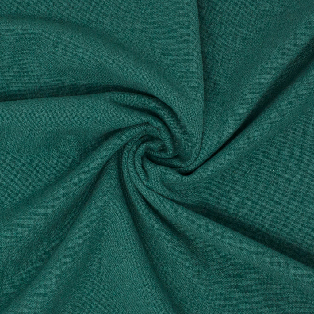 Galiano Textured Organic Washed Cotton Evergreen ½ yd-Fabric-Spool of Thread