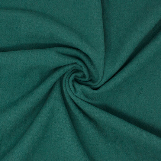 Galiano Textured Organic Washed Cotton Evergreen ½ yd