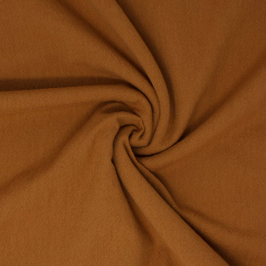 Galiano Textured Organic Washed Cotton Nutmeg ½ yd-Fabric-Spool of Thread