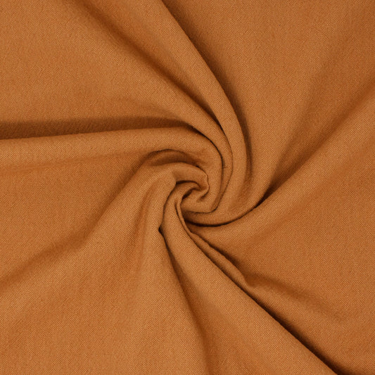 Galiano Textured Organic Washed Cotton Nutmeg  ½ yd