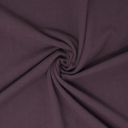 Galiano Textured Organic Washed Cotton Purple Pansy ½ yd-Fabric-Spool of Thread