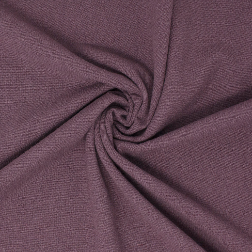 Galiano Textured Organic Washed Cotton Purple Pansy ½ yd-Fabric-Spool of Thread