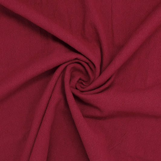 Galiano Textured Organic Washed Cotton Winterberry ½ yd