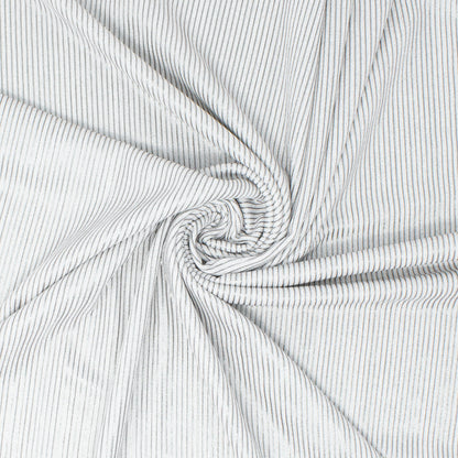 Gastown Polyester Foil Rib Knit Cloud Metallic ½ yd-Fabric-Spool of Thread