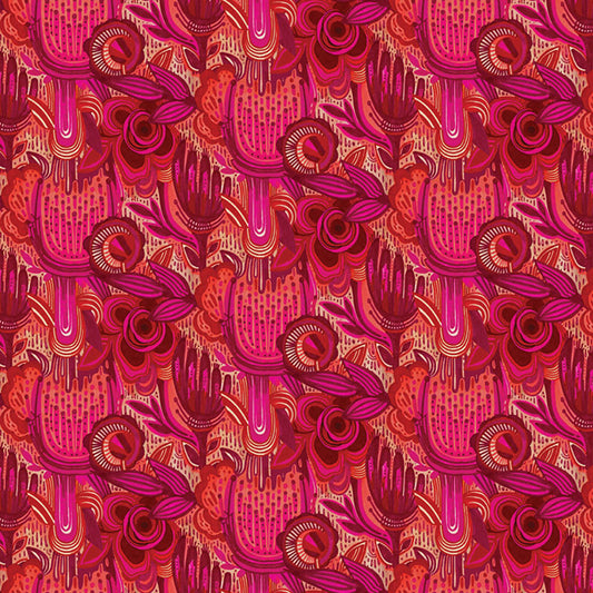 Gentle Warriors Roses Pink ½ yd-Fabric-Spool of Thread