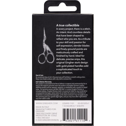 Gingher 3.5" Stork Embroidery Scissors