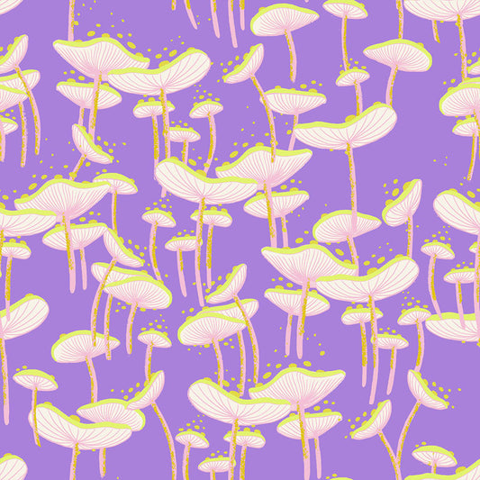 Glow Garden Amethyst ½ yd-Fabric-Spool of Thread