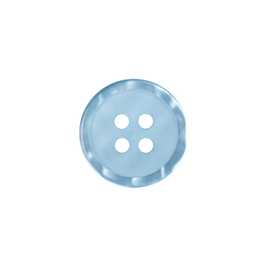 Good Button - 15mm (⅝"), 4 Hole, Delphinium - 3 count-Notion-Spool of Thread