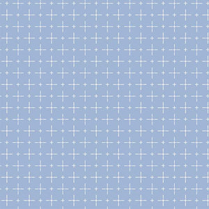 Haptic Wovens Cross Blue ½ yd-Fabric-Spool of Thread