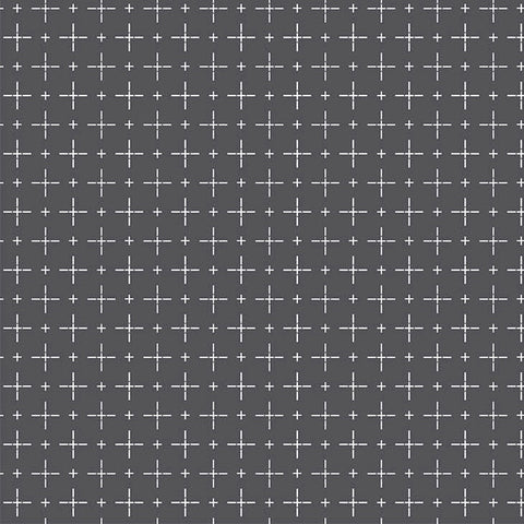 Haptic Wovens Cross Grey ½ yd-Fabric-Spool of Thread