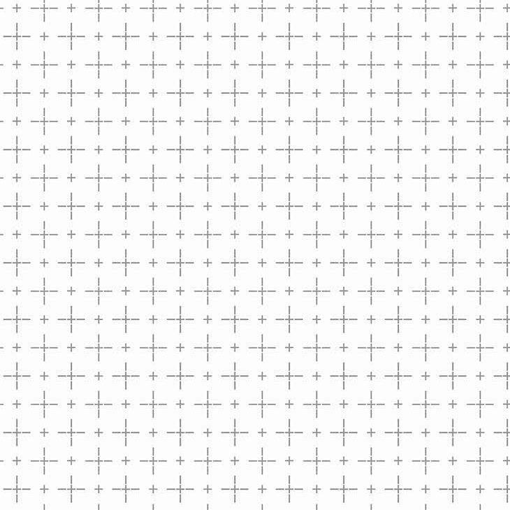 Haptic Wovens Cross White ½ yd-Fabric-Spool of Thread