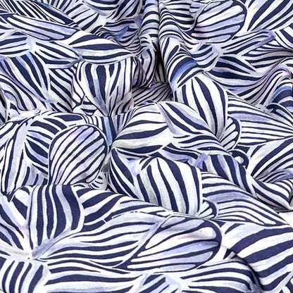 Haro Viscose Zebra Leaf Amethyst ½ yd