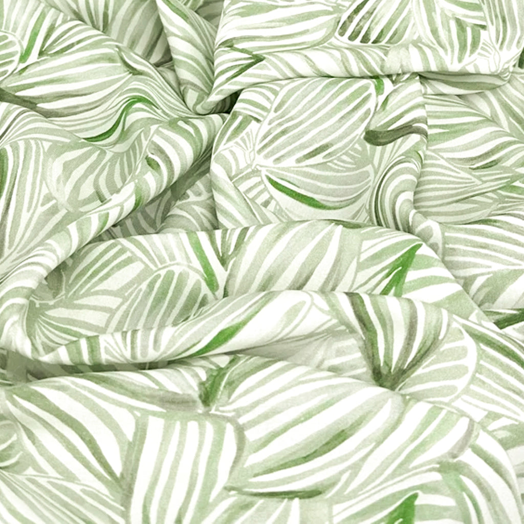 Haro Viscose Zebra Leaf Seagrass ½ yd