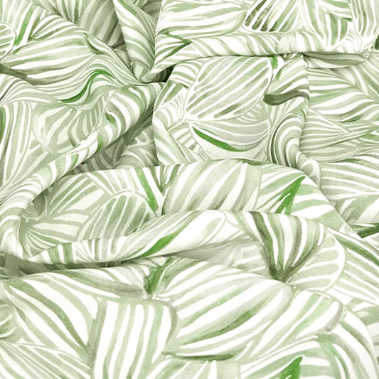 REMNANT Haro Viscose Zebra Leaf Seagrass - 1.33 yards-Fabric-Spool of Thread