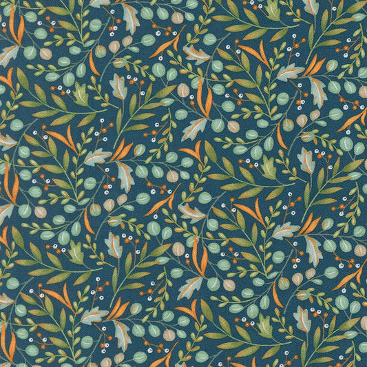 I Love Fall Most Of All Ivy Harvest Night ½ yd-Fabric-Spool of Thread