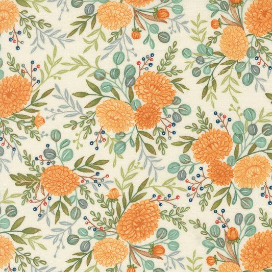 I Love Fall Most Of All Warm White ½ yd-Fabric-Spool of Thread