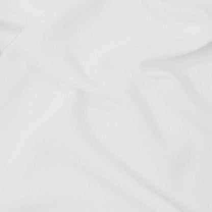 Ladysmith Dobby Dot Rayon Vanilla Ice Cream ½ yd