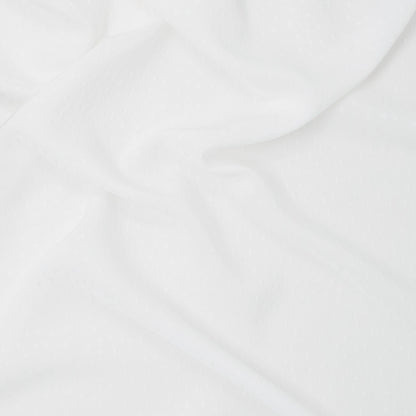 Ladysmith Dobby Dot Rayon Vanilla Ice Cream ½ yd