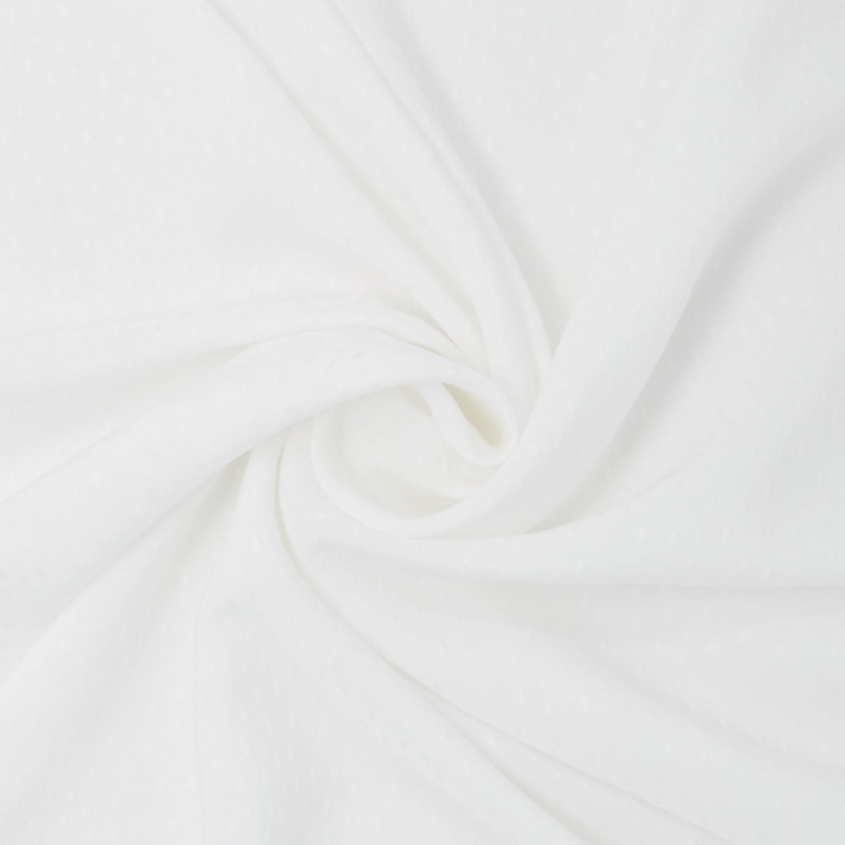 Ladysmith Dobby Dot Rayon Vanilla Ice Cream ½ yd