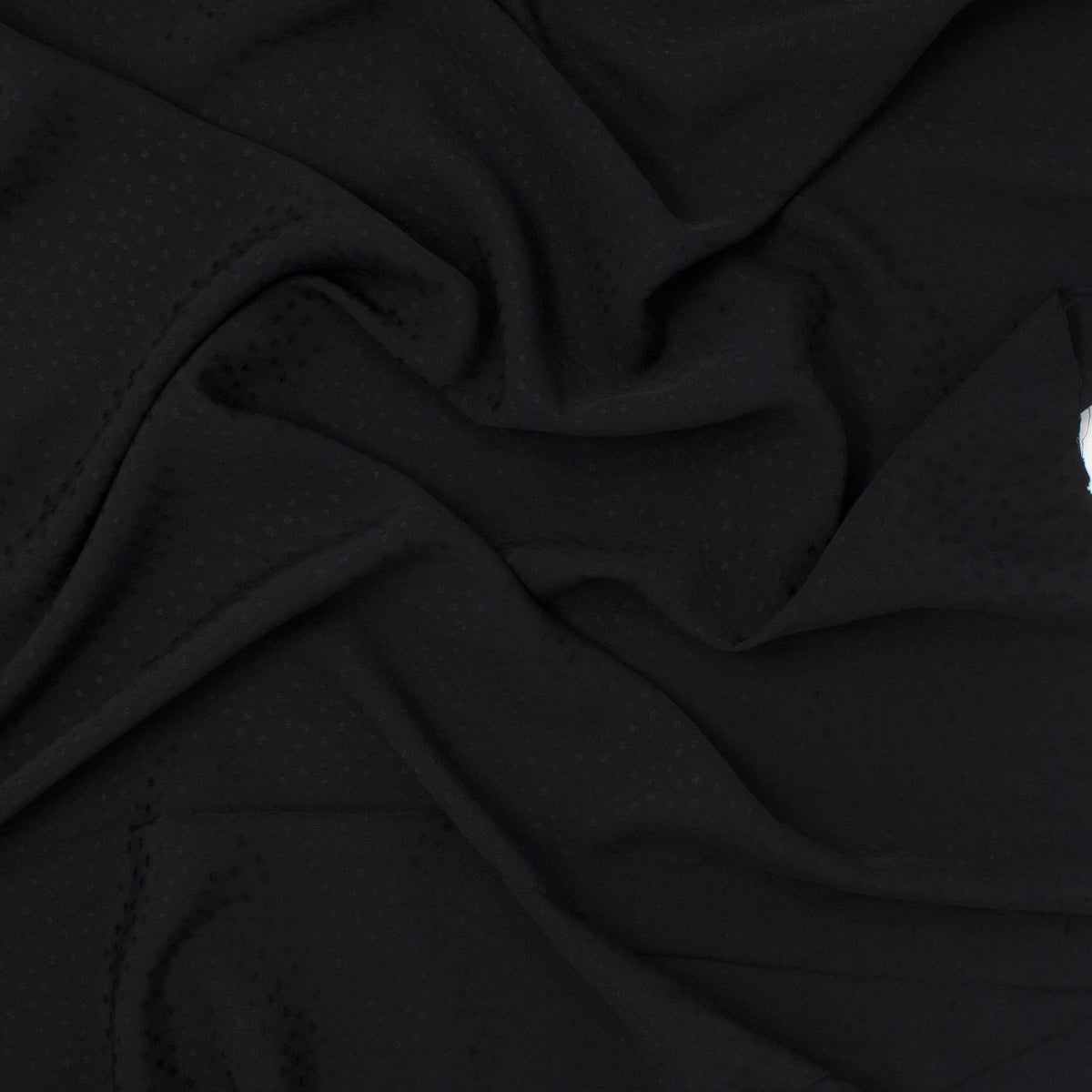 Ladysmith Dobby Dot Rayon Ink Black ½ yd
