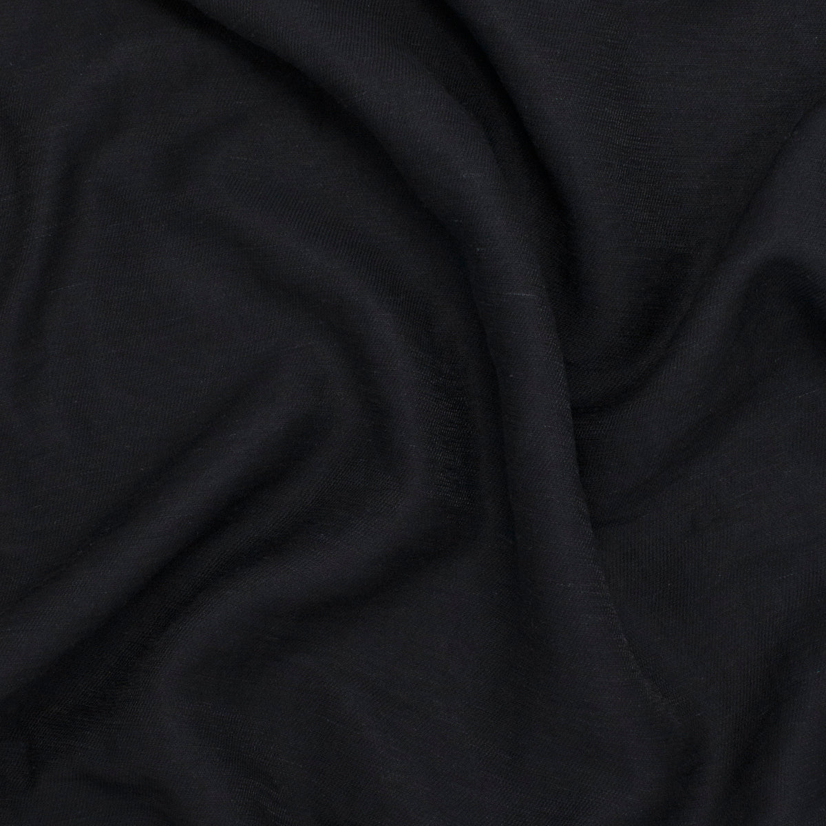 Thompson Rayon Linen Midnight Black ½ yd