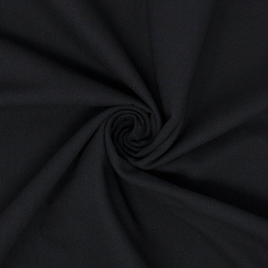 Pemberton 7.7oz Cotton Canvas Ink Black ½ yd