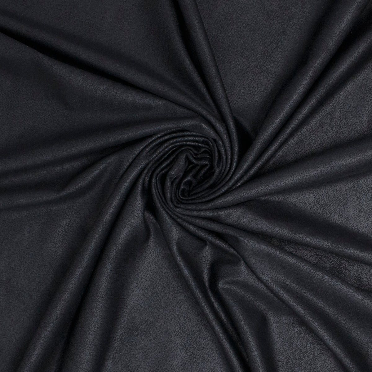 Barclay Polyester Imitation Stretch Leather Raven ½ yd